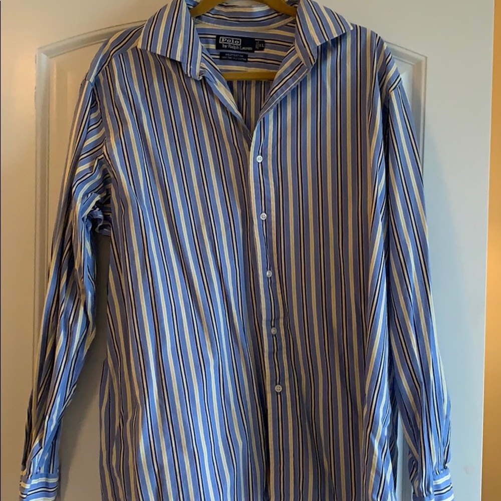 Polo buttoned down collared shirt